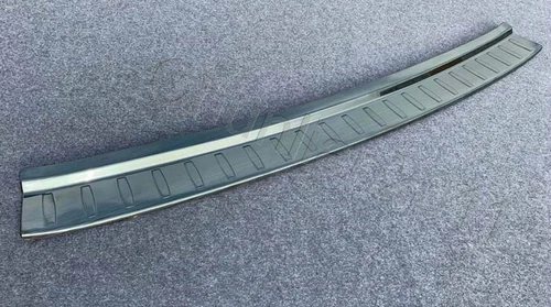 Black Rear Bumper Sill Protector Cover Trim for 2020 Mercedes Benz GLE 350 450 - Picture 7 of 8