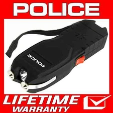 POLICE Stun Gun 2101 Max Volt Rechargeable with LED Flashlight & Siren Alarm
