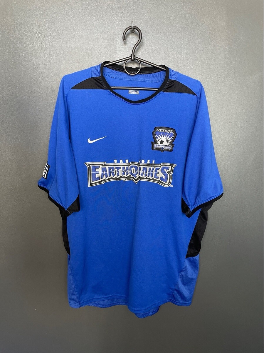 SAN JOSE EARTHQUAKES 2002/2004 HOME FOOTBALL SHIRT NIKE VINTAGE