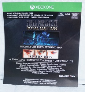 final fantasy 15 xbox one digital code