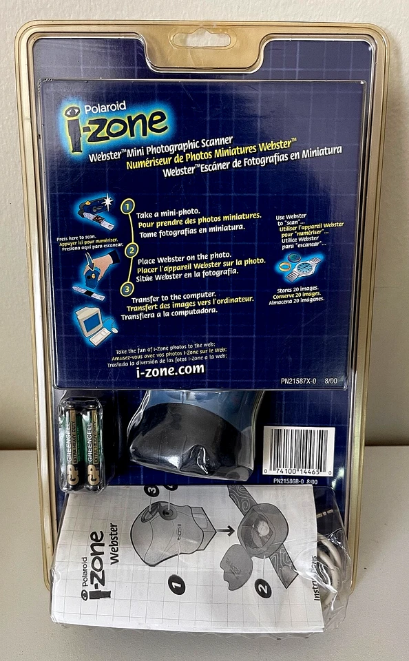 Polaroid i-Zone Webster Mini Photographic Scanner-SEALED! - Image 4 of 4