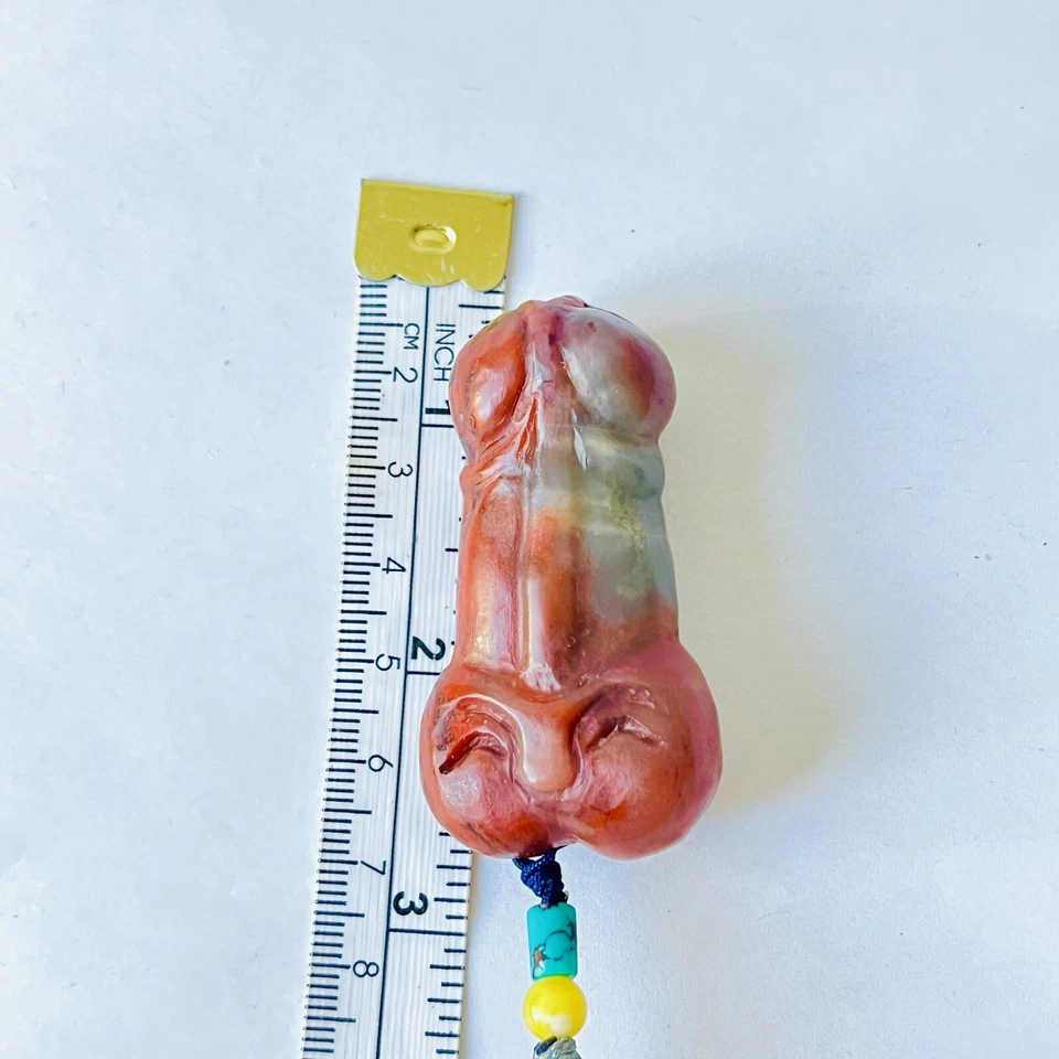 Piedras preciosas naturales ágata arte realista tallado a mano valiosa joyería única Foto 4 de 4