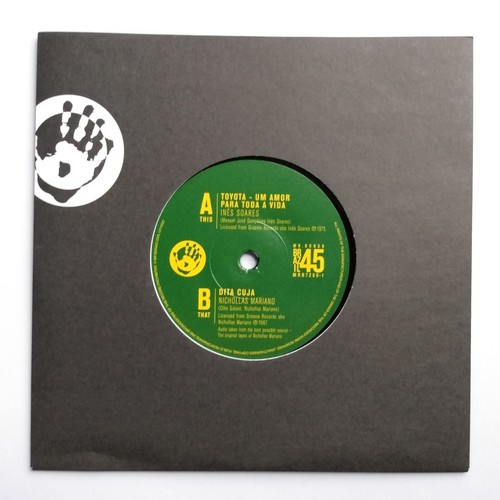 Inês Soares / Nichollas Maria 7" Split Single Brazil 45 Toyota Beastie Boys - Picture 8 of 8