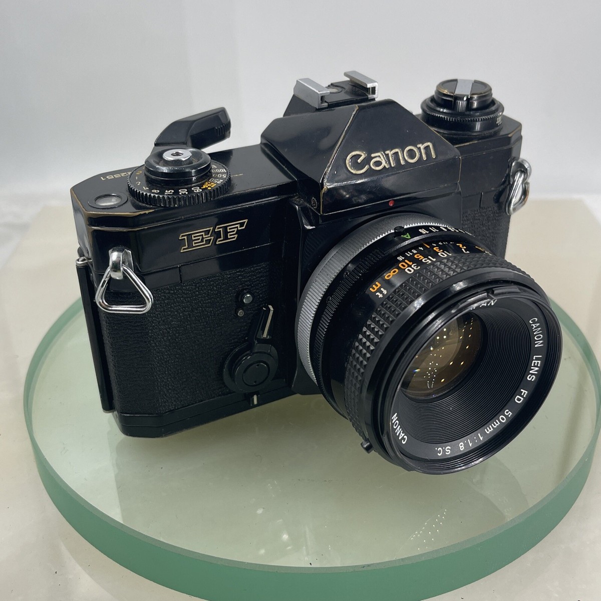 Canon EF SLR Film Camera with 50mm f1.8 lens S.C TESTED WORKS AS