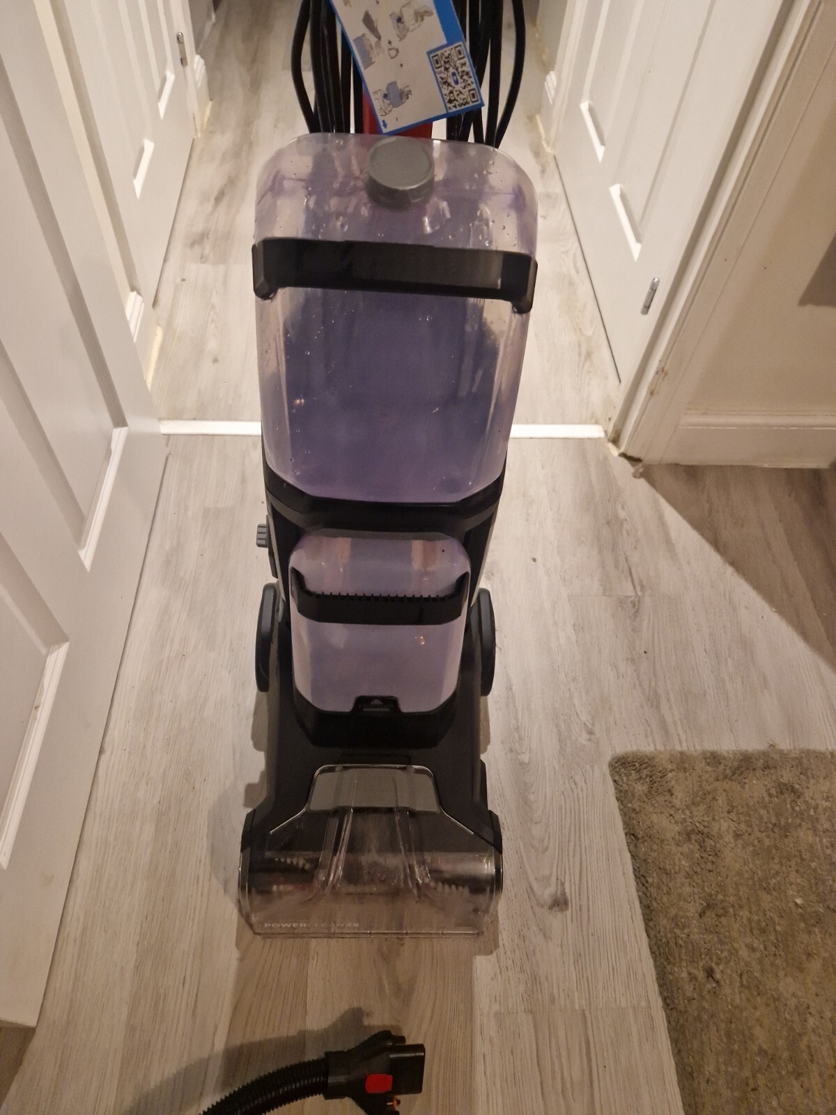 Bissell PowerClean 2X 3112E Upright Carpet Cleaner Grey/Red