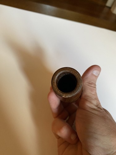 Vintage Cabelas Walnut And Plastic Duck Call With Metal Band 5.5” Long - Picture 6 of 8