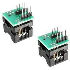 HiLetgo 2pcs SOIC8 SOP8 to DIP8 EZ Programmer Adapter Socket Converter Module...
