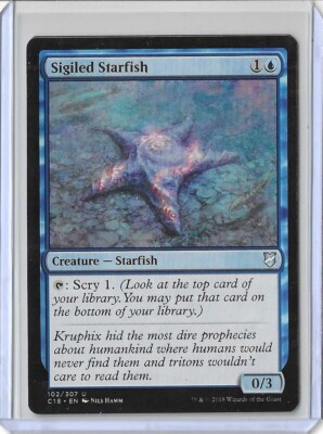 MTG Sigiled Starfish Commander 2018 (C18) Uncommon Magic Card #102