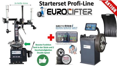 Reifen Auswuchtmaschine  Wuchtmaschine Montiermaschinen Starterset Prof-Line 26#