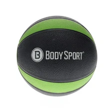Body Sport Medicine Ball, 6 lb., 26.2-Inch Circumference, Green/Black
