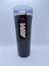 Bmw 20oz Quatro M Travel Tumbler - Black Sapphire Metallic New With Flaws E3