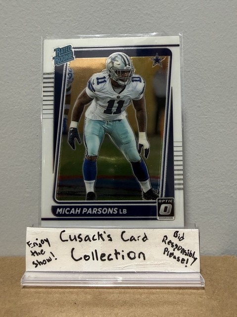 Micah Parsons 2021 Panini Donruss Optic Rated Rookie