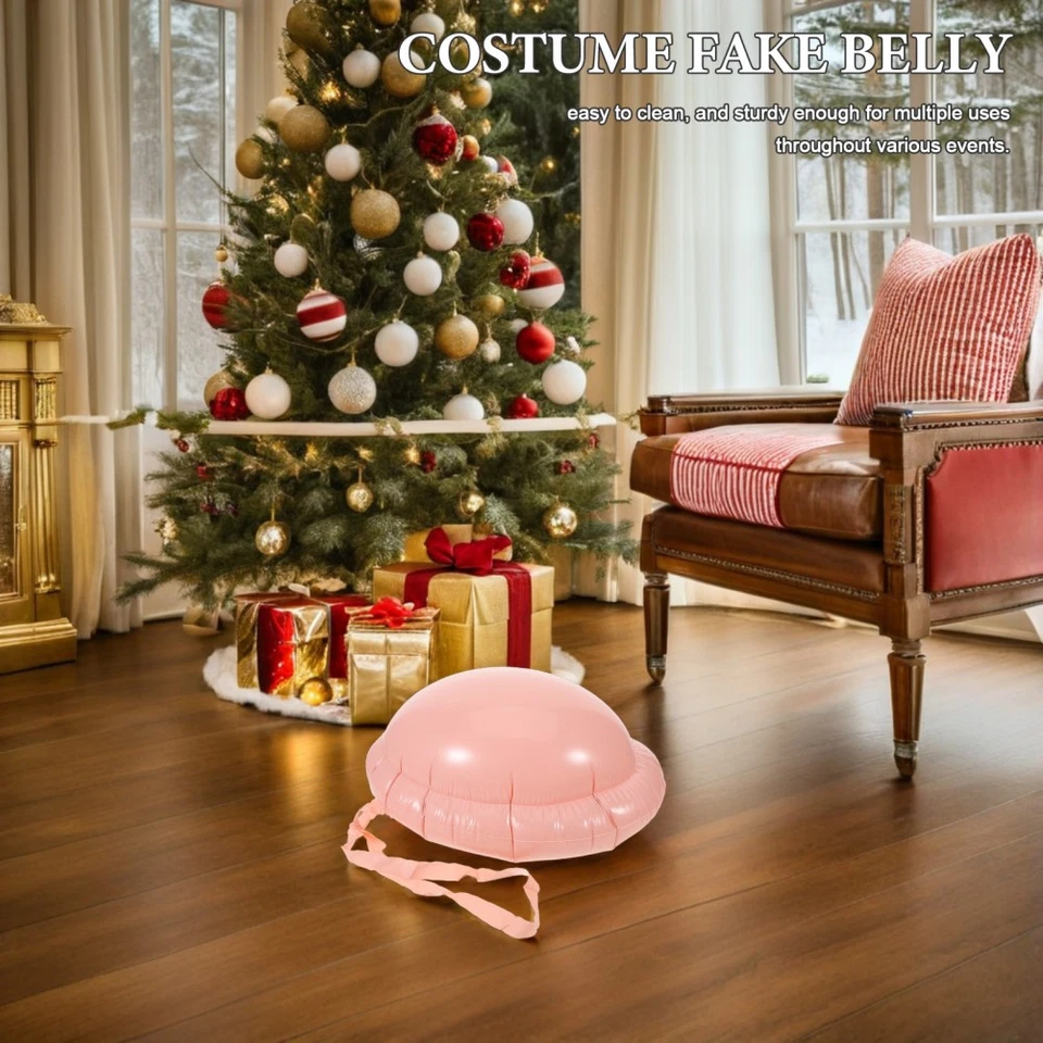 3 Piezas Accesorios Decoración Navidad Falso Vientre Falso Rendimiento Artificial Falso Foto 2 de 4