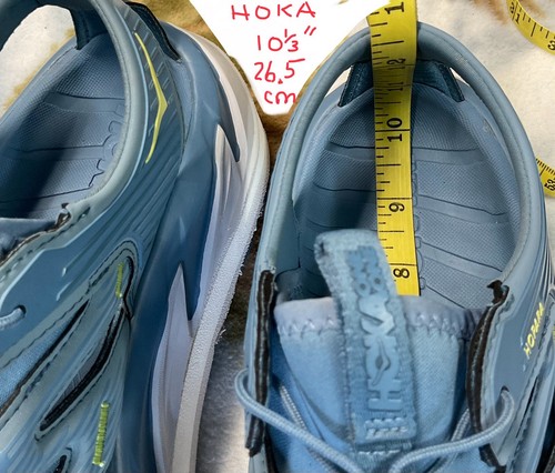 HOKA One One HOPARA Sandals PBLR Orthotic RH 3/4" shoe lift 41.5 women 9 - Picture 13 of 22