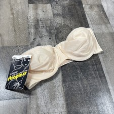 Vintage NWT deadstock Lovable Strapless Bra 36B Style 882 stay put seam free