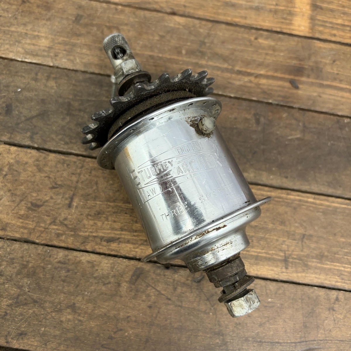 VINTAGE STURMEY ARCHER 3-Gang Abzugsschalter – NOS Aus England, Für City-Bikes!