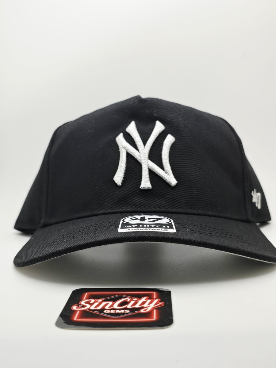 New York Yankees Black '47 Brand Hitch Snapback Hat Cap | eBay