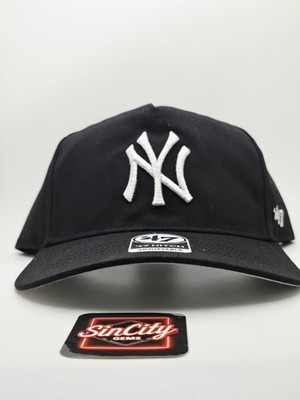 New York Yankees Black '47 Brand Hitch Snapback Hat Cap | eBay