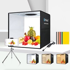 12" LED Photo Studio Light Box Folding Photography Shooting Tent Background Kit