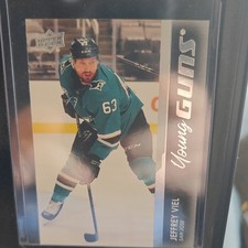 Upper Deck 2021-22 Series 1 Young Guns Jeffrey Viel #233 Rookie San Jose Sharks