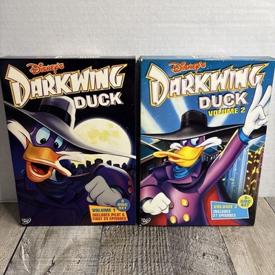 Disney Darkwing Duck DVD Collection Volume 1 & 2 Boxed Sets Vintage Cartoon