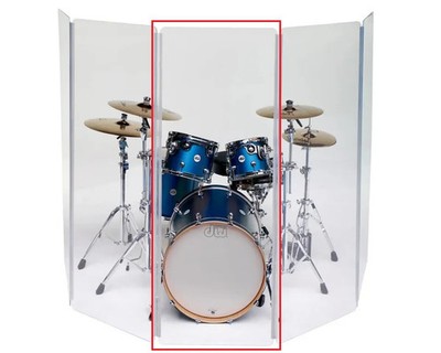 GRV DS-H1 Acrylic Drum Shield (168x60 cm)