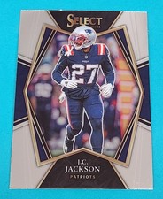 2021 Panini Select #124 J.C. Jackson New England Patriots FOOTBALL Card N6