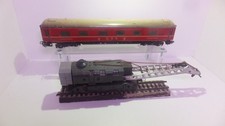Märklin HO Schlafwagen und ein Schienenkran keinen Hersteller mit St. Schiene !!
