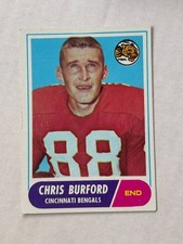 1968 Topps Chris Burford #43 Football Card