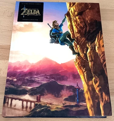 Guide Officiel Collector Zelda Breath of the Wild + Carte FR Nintendo Switch JRF