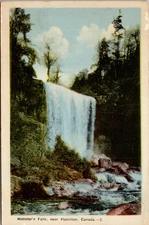 Postcard Webster's Falls, Hamilton, Ontario, Canada