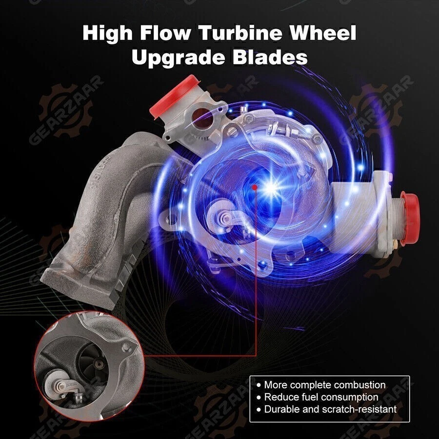 Turbo Turbocharger for Audi A4 Quattro 2009-2012 A5 2010-2014 allroad Q5 L4 2.0L - Image 2 of 4