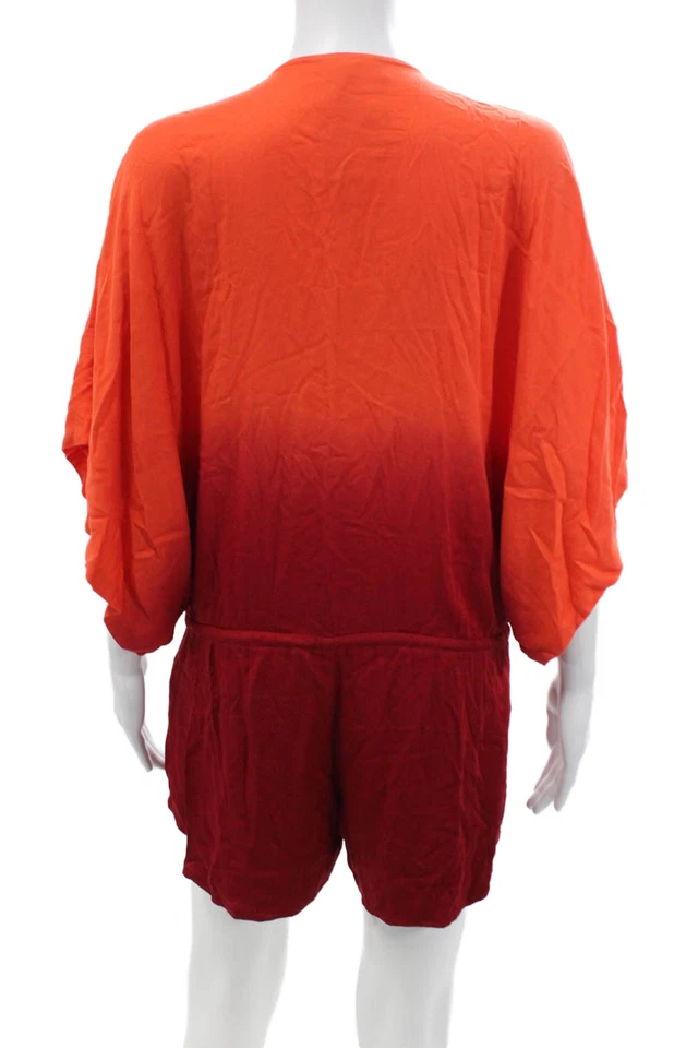 Mameluco Young Fabulous & Broke naranja para mujer manga corta talla XS Foto 3 de 4