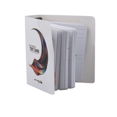 1Set Model Paint Paper Background Color Test Card Kit For Cardboard Masking