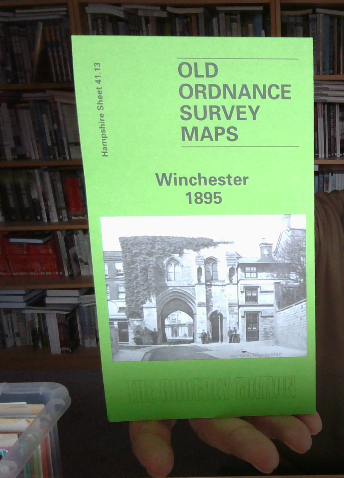 MAP OF Winchester 1895: Hampshire Sheet 41.13 by Pamela Taylor (Sheet map, 1996)