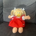 Vintage 1985 Made In Taiwan Cabbage Patch Doll Head Mold #4 With Ponies And Pack