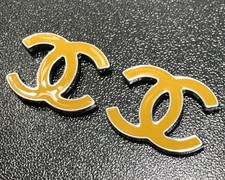CHANEL CH 5541 Sunglasses Mustard Yellow Replacement Icon Logo Pair Genuine
