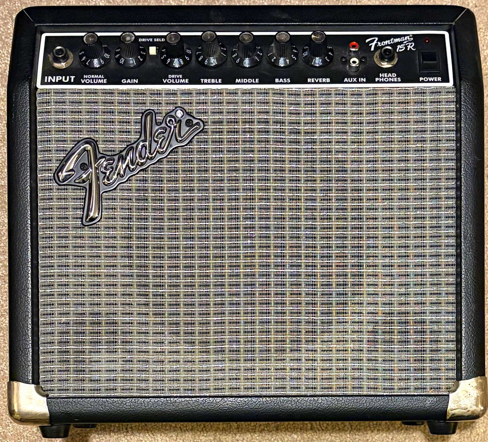 Fender Frontman 15R Amp 15 Watt Combo 2 Channel Normal   Drive 8 Ohm