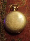 Waltham antique 1920 Pocket Watch, Solid Gold Case, working Fair Condition