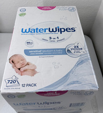 WaterWipes Sensitive Newborn  Baby Wipes 12 x 60 720 ct 