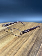 FENDI Frames F941R Eyeglasses Metal Frame Women Rectangular Purple Gem 52-17-131