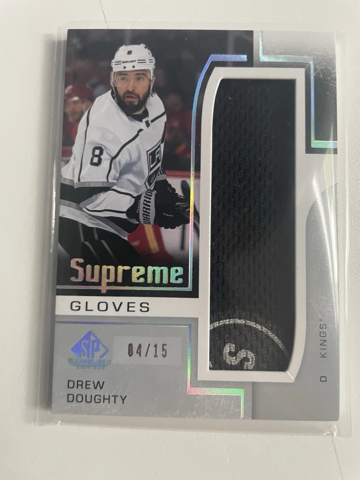 2024 25 Upper Deck SP Game Occasion Drew Doughty Supreme Gloves /15 Kings