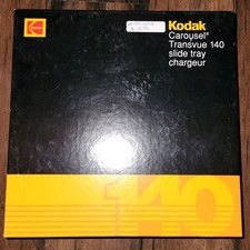 Vintage Kodak Carousel Transvue 140 Projector Slide Tray With Original Box