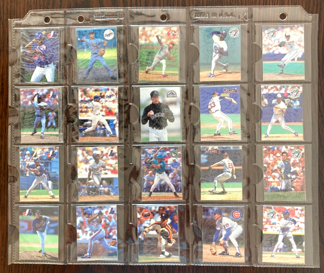 1993 Humpty Dumpty Baseball Mini Cards Complete Set 1-50 + Checklist Sealed Lot