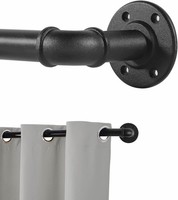 Gardinenstange Ausziehbar Metall Verstellbar 80-218 Cm FüR ÖSenvorhäNge