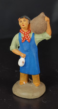 CANUT CAZAN B.D.U.RH Santon Argile " Marchand de vin "  Crèche de Noël Provençal
