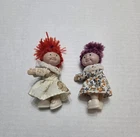 Cabbage Patch Kids Vintage 80s Pencil Huggers Miniature Dolls Set of 2
