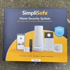 SimpliSafe Home Security System 7-Piece Kit Keypad Sensors Motion Detector Seale