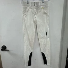 Equiline Knee Patch Breeches- White Ladies 22