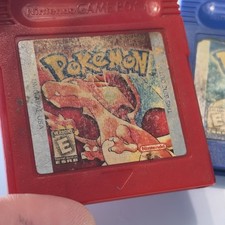 Gameboy Pokemon Red Yellow Blue Authentic With New Battery Tested Working Saves